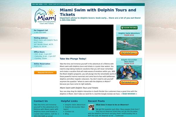 miamiswimwithdolphintours.com site used Miami