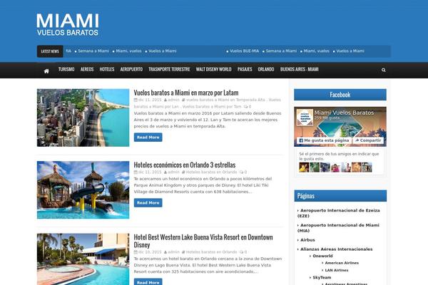 WordPress website example screenshot