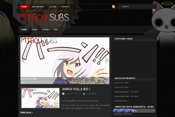 miaou-subs.com site used Animezone
