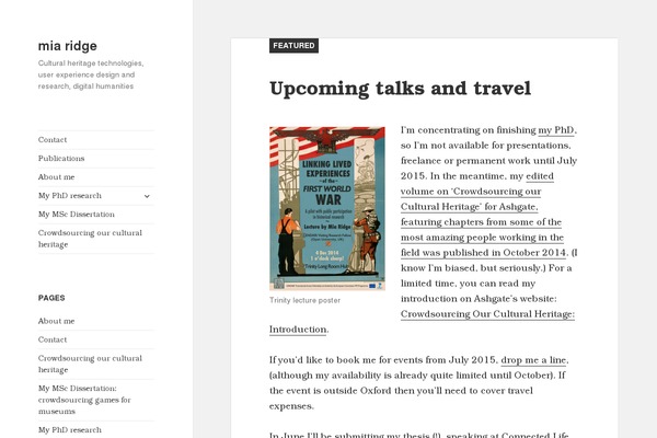 Twenty Seventeen theme site design template sample