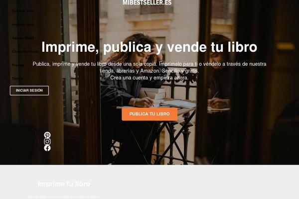 Impreza theme site design template sample