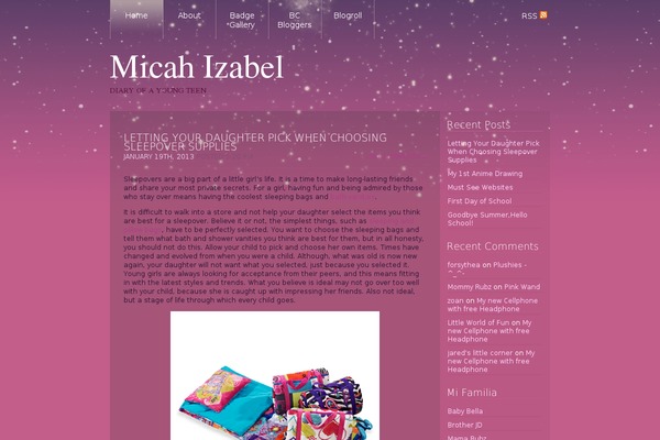 micahizabel.info site used Skyhigh