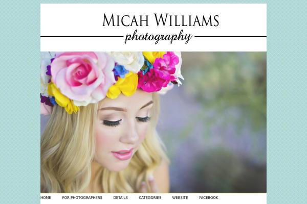Prophoto4 theme site design template sample