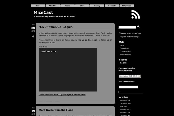 micecast.com site used Afterlight