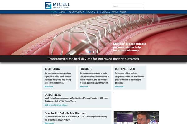 micell.com site used Micell-theme