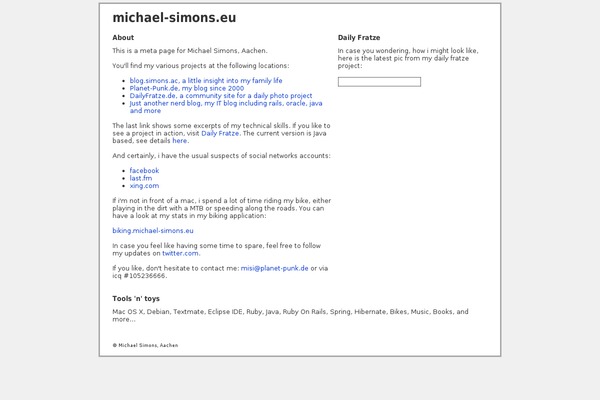 michael-simons.eu site used Rotnroll2015
