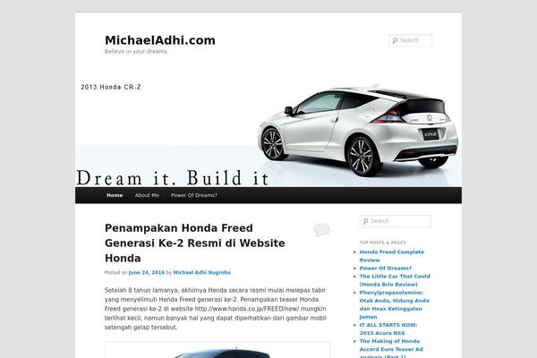 WordPress website example screenshot