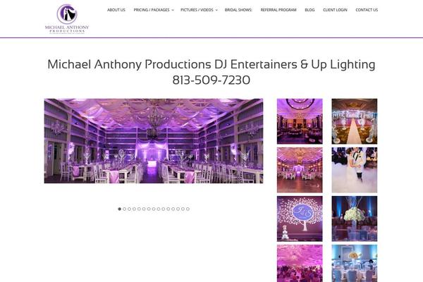 michaelanthonyproductions.com site used Music Club v1.03
