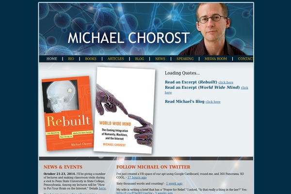 michaelchorost.com site used Chorost-m