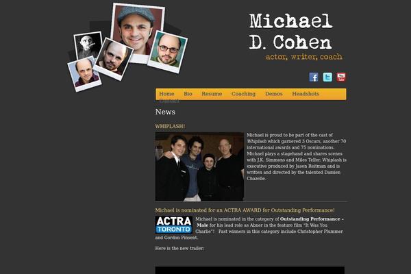 michaeldcohen.com site used Michael2