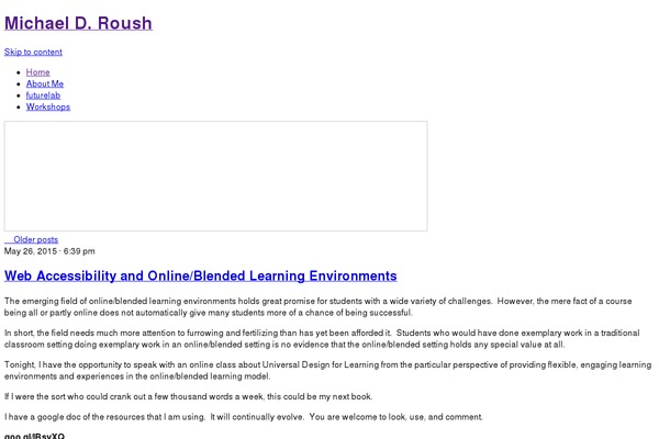 WordPress website example screenshot