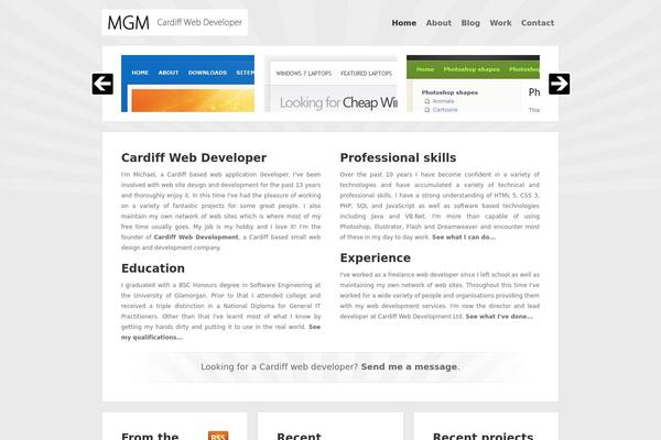 Mgm theme site design template sample