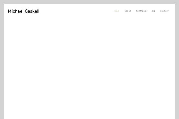 michaelgaskell.net site used Oshine