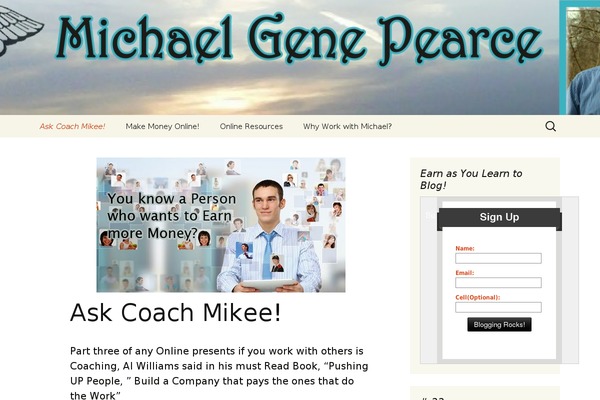 WordPress website example screenshot
