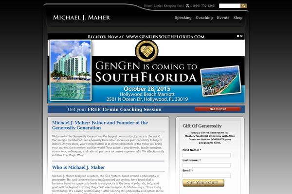 michaeljmaher.com site used Gengen