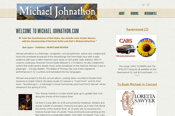 michaeljohnathon.com site used Vagenta