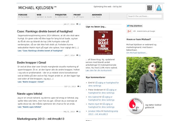 michaelkjeldsen.com site used Michaelkjeldsencom