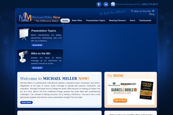 michaelmillernow.com site used Michaelmillernow