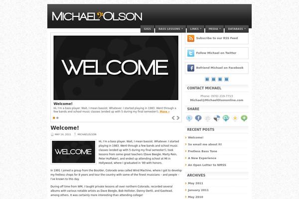 michaelolsononline.com site used Unison