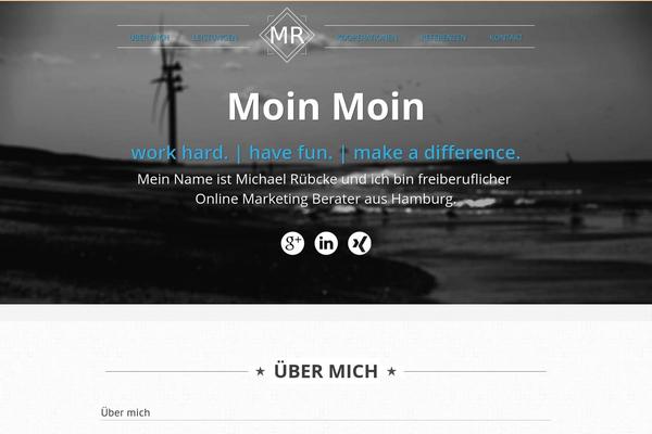 michaelruebcke.de site used Mr-theme