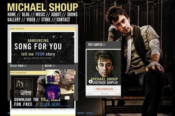 michaelshoup.com site used Michael