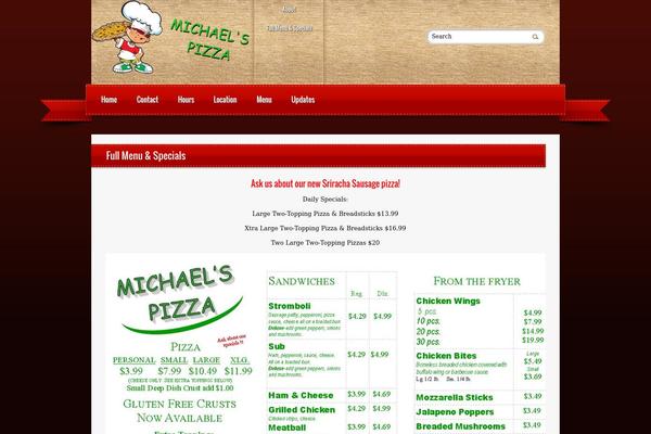 Bonappetit theme site design template sample