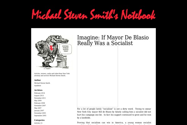 WordPress website example screenshot