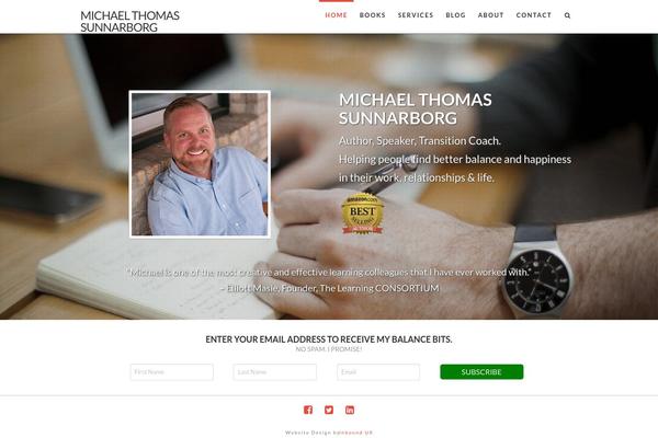 michaelsunnarborg.com site used X | The Theme