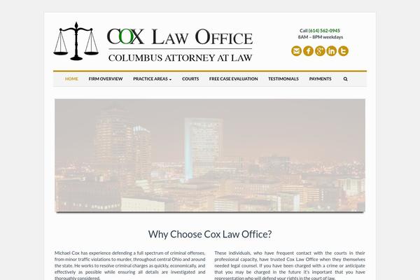 Ultimatum theme site design template sample