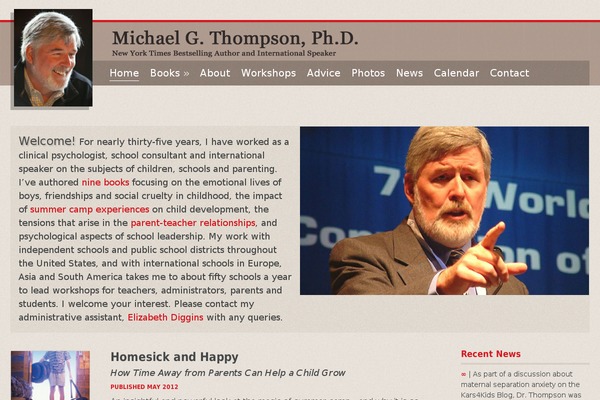 michaelthompson-phd.com site used Mthompson