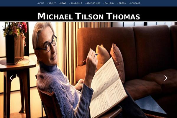 michaeltilsonthomas.com site used Thomas