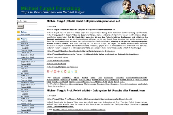 WordPress website example screenshot
