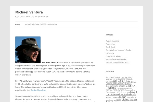 Twenty Twelve theme site design template sample