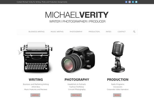 WordPress website example screenshot