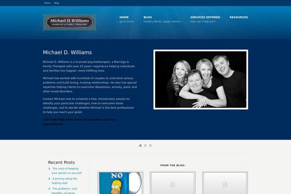 Karma theme site design template sample