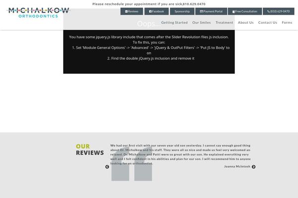 WordPress website example screenshot