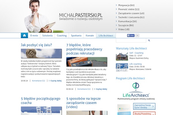 michalpasterski.pl site used Michal-pasterski