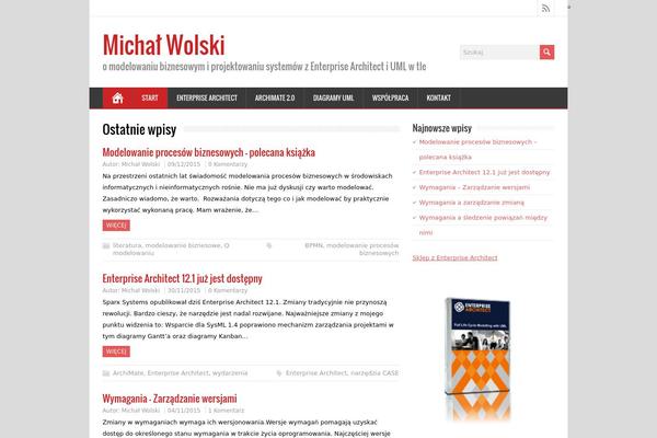 michalwolski.pl site used MineZine