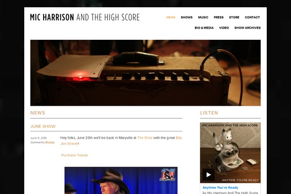 micharrison.com site used Mhhs
