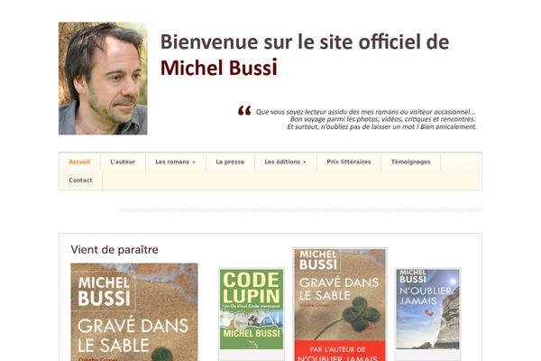 michel-bussi.fr site used Bangkok Press