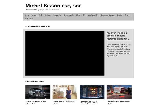 michelbisson.ca site used Azione