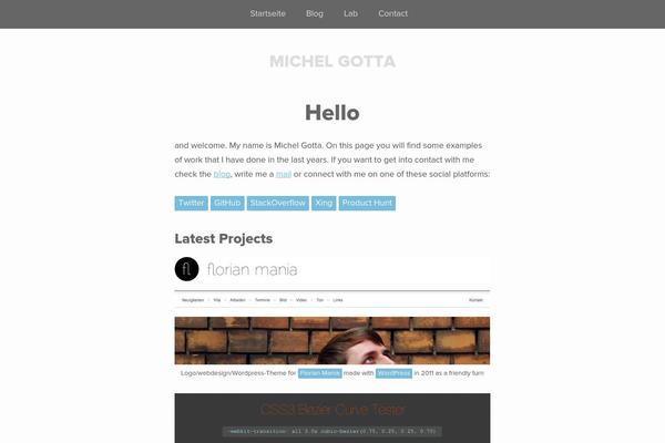 Meola theme site design template sample