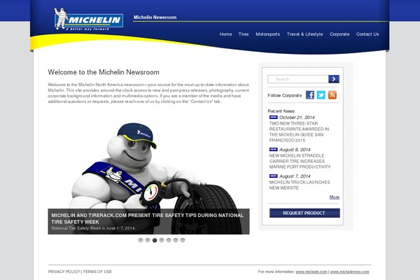 michelinmedia.com site used Epk