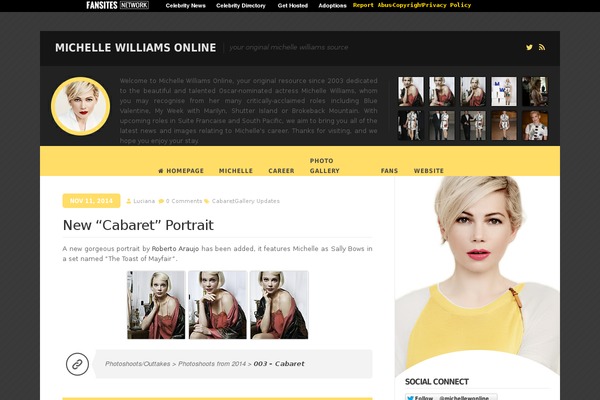 michelle-williams.net site used Wp09_sin21