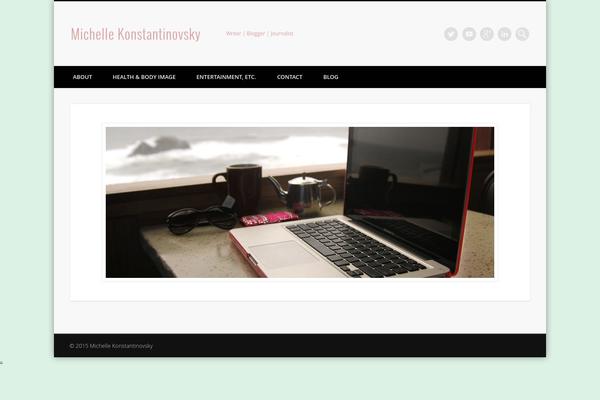 Pinboard theme site design template sample