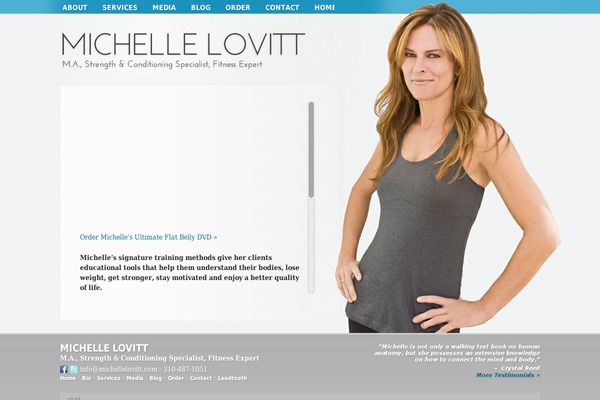 michellelovitt.com site used Michellelovitttheme