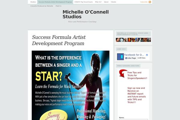 Comet theme site design template sample