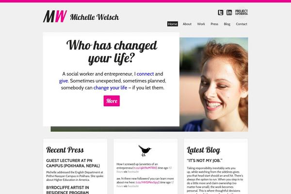 michellewelsch.com site used Michelle