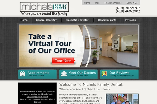 michelsfamilydental.com site used Michels