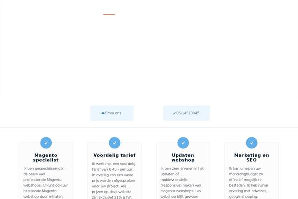 Enfold theme site design template sample